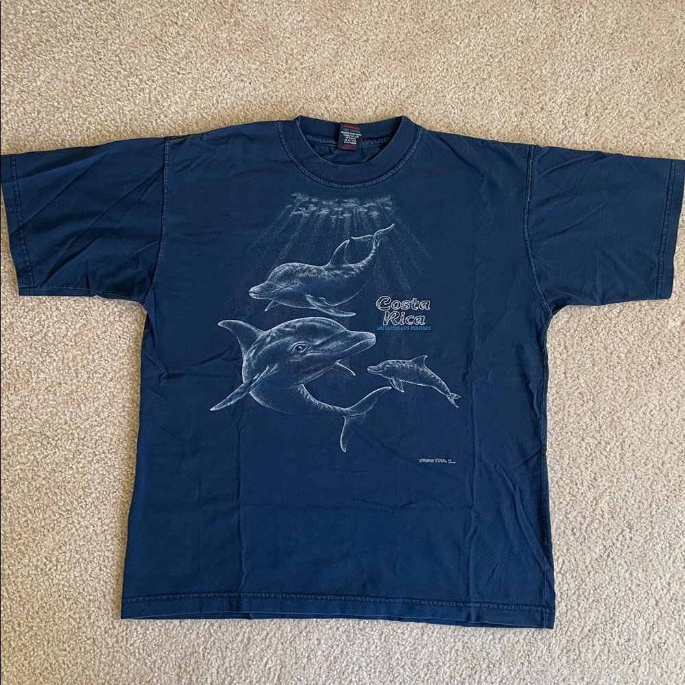 Vintage Dolphin Graphic T-Shirt